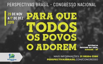 Brasil recebe primeiro Congresso Nacional Perspectivas, evento será em Dezembro